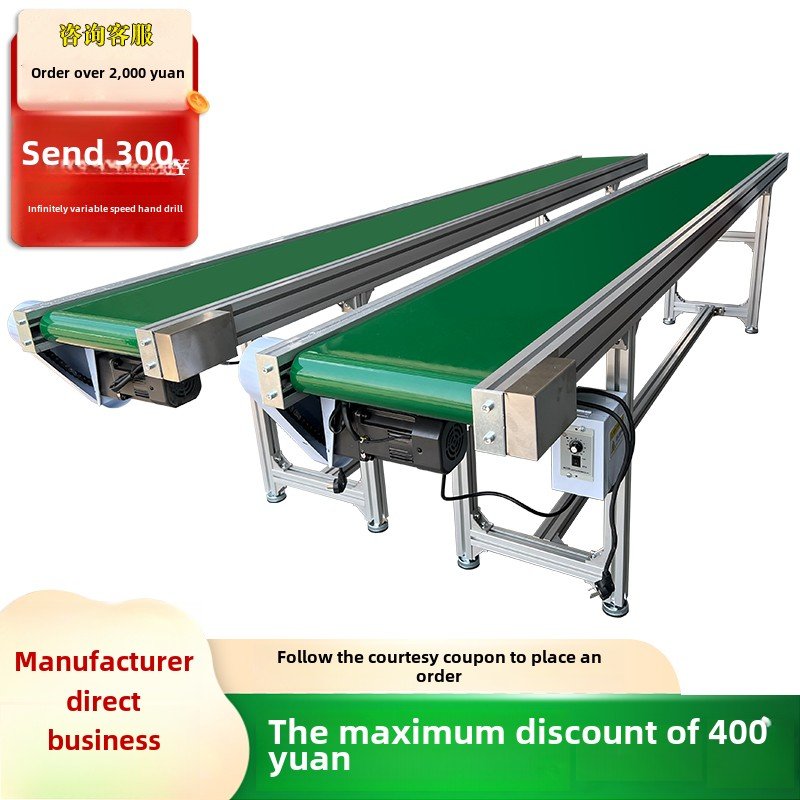 Small Injection Molding Machine Conveyor Belt Climbing Transmission Wire Turner New Used Condition Streamlined Belt Conveyor