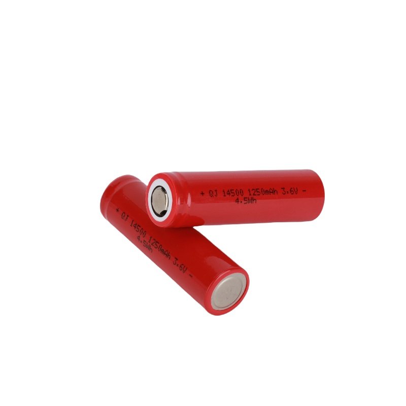 Wholesale High Capacity 14500 3.6V 1250mAh Cyclic Charging Rechargeable Cylindrical Digital Lithium Li Batteries Battery Cells