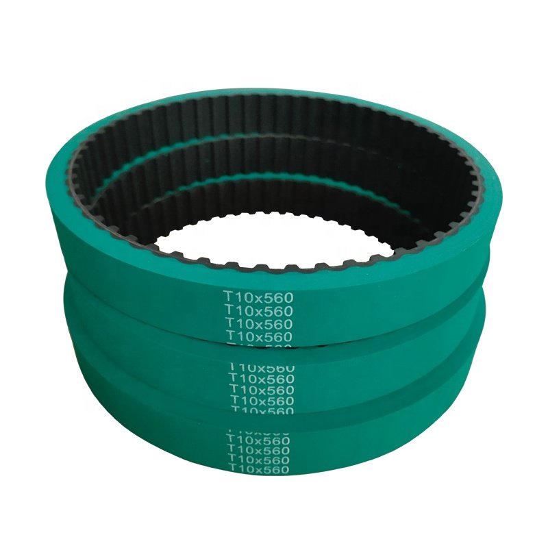 240L Packing Machine Belt Red Rubber Coated Transmission Toothed Belt