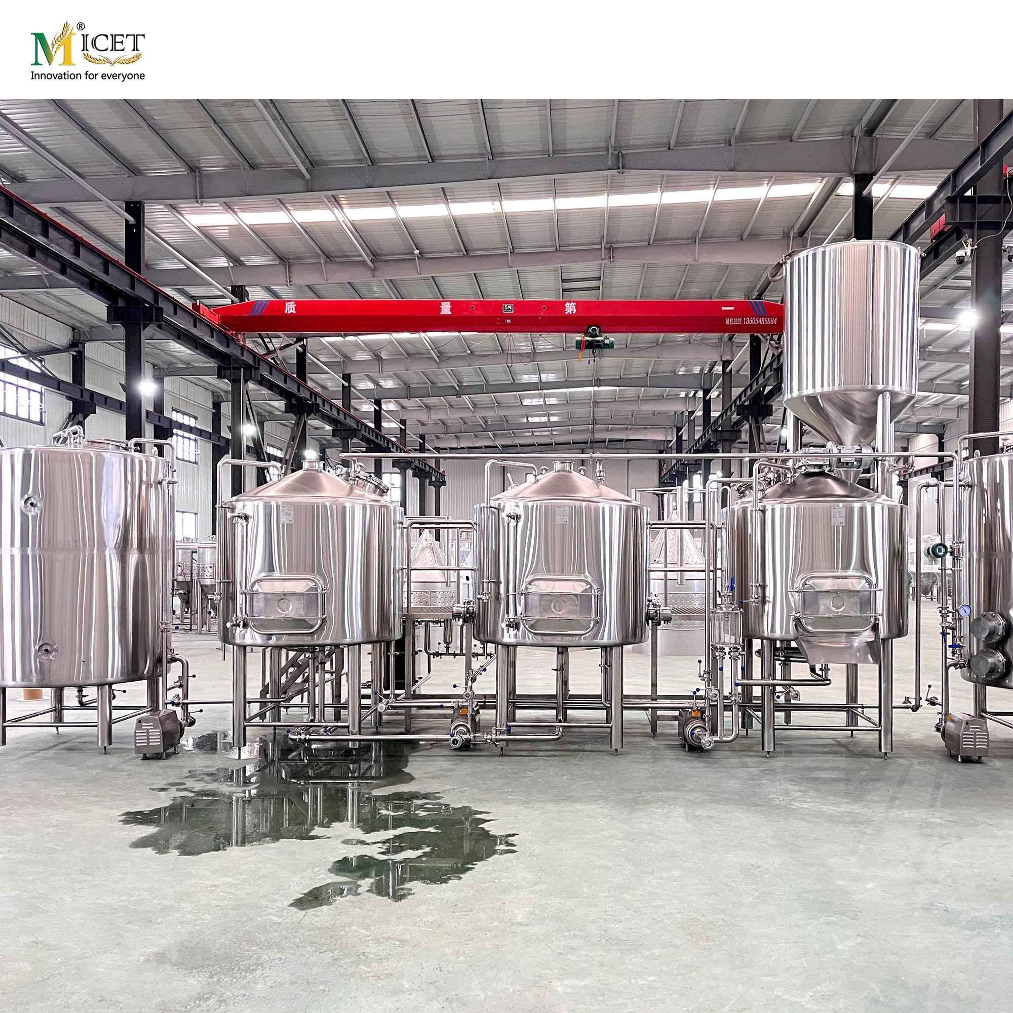 6bbl High Quality Beer Brewing Equipment Beer Wine Production Line Turnkey Project