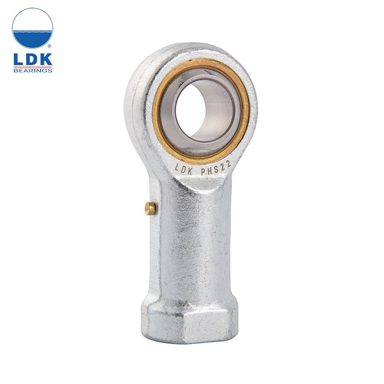 LDK Factory Direct Supply PHS4 PHS5 PHS6 PHS15 PHS17 Metric Carbon Steel Female Thread rod end bearing