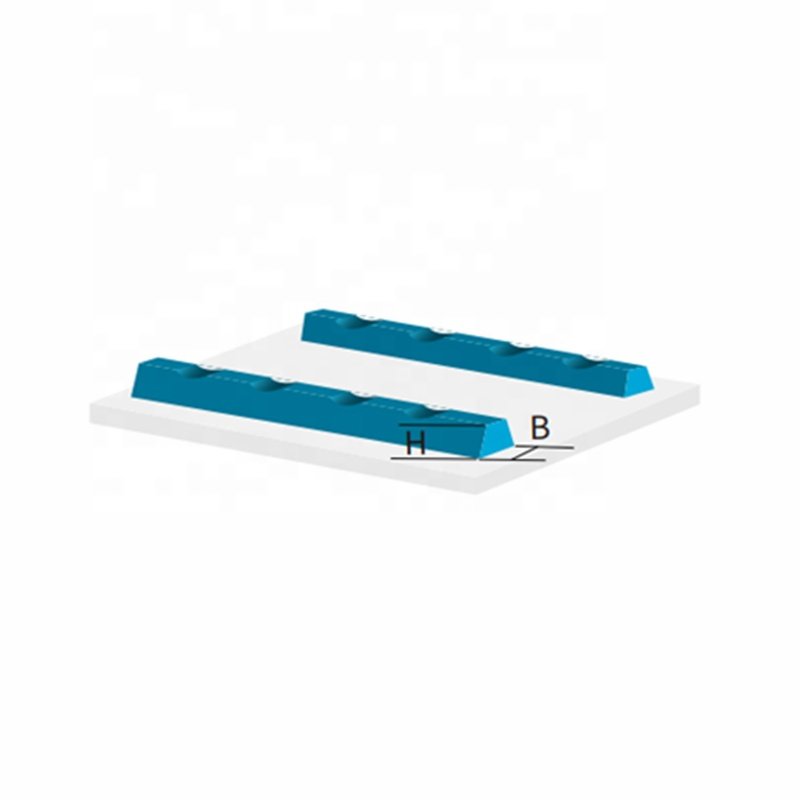Customizable Guide Bar Positive Drive Prevent Deviation Toothed Conveyor Belts For Fish And Seafood Processing