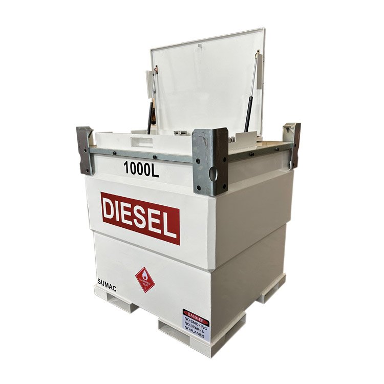 Carbon Steel Diesel Fuel Ibc Tank Double Walled Self Bunded Oil Gasoline Cube Tank