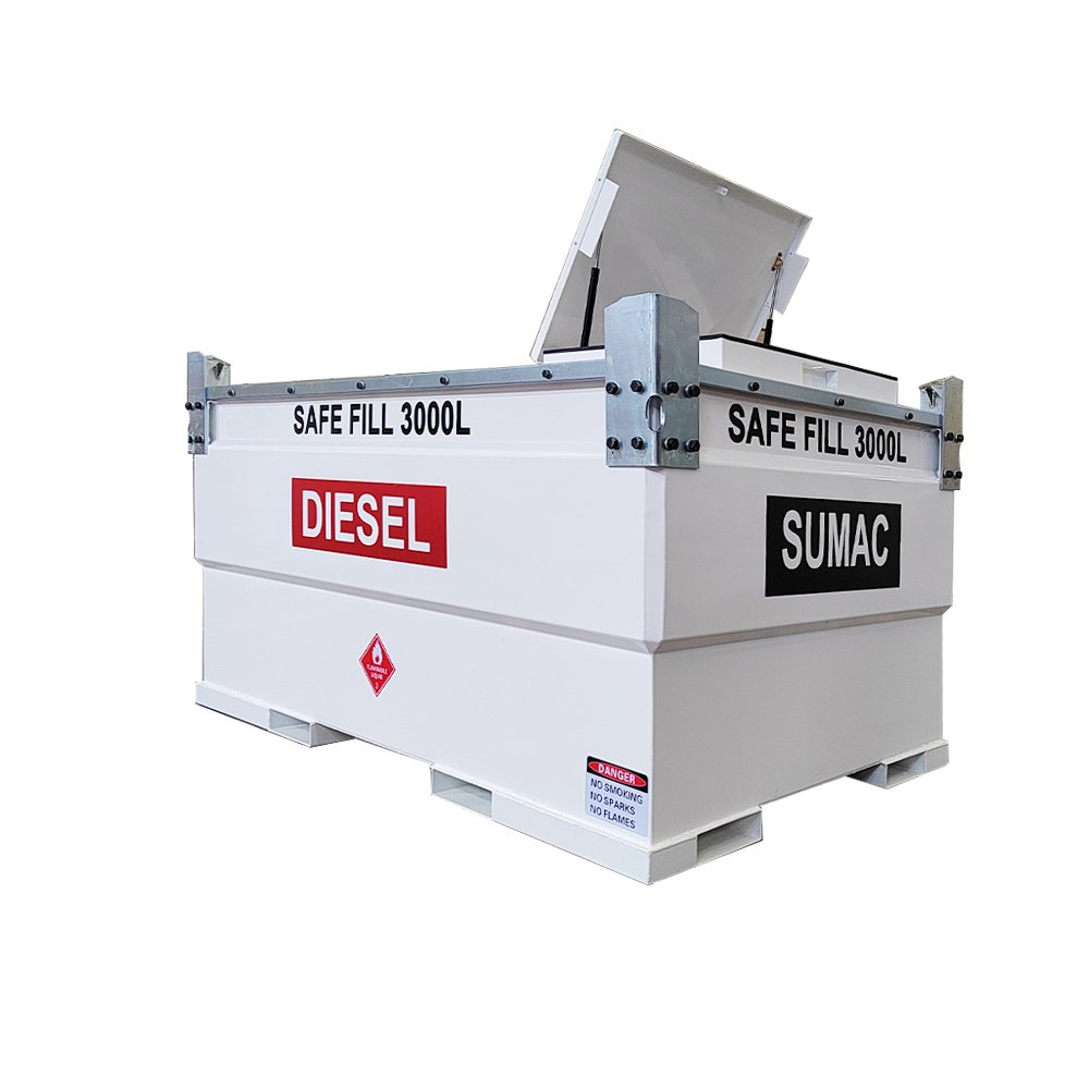 Carbon Steel Diesel Fuel Ibc Tank Double Walled Self Bunded Oil Gasoline Cube Tank