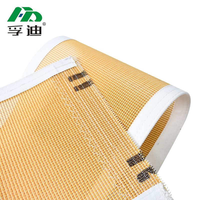 High Temperature Resistant PTFE Material Mesh transmission belts For Drying line shrink machine Heat Resistance Conveyor Belts