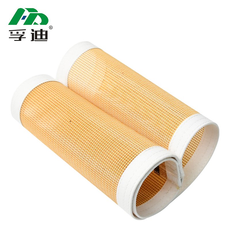 High Temperature Resistant PTFE Material Mesh transmission belts For Drying line shrink machine Heat Resistance Conveyor Belts