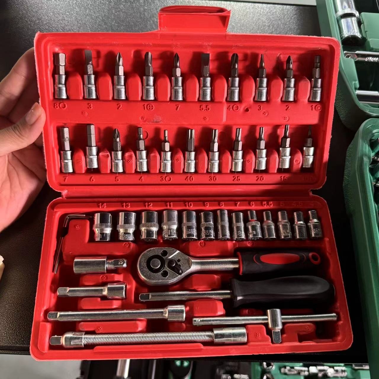 hardwares tool set mechanical hand tools kit wrench tool box ratchet wrench combination set