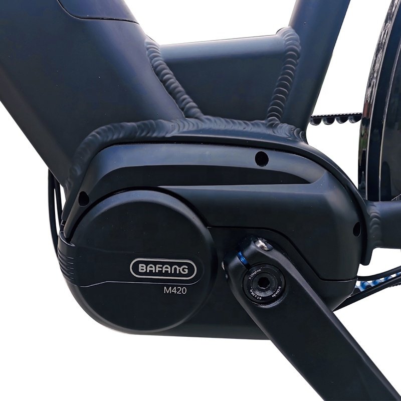 New arrival M420 mid drive motor Nexus internal 8 speed electric bike with belt transmission