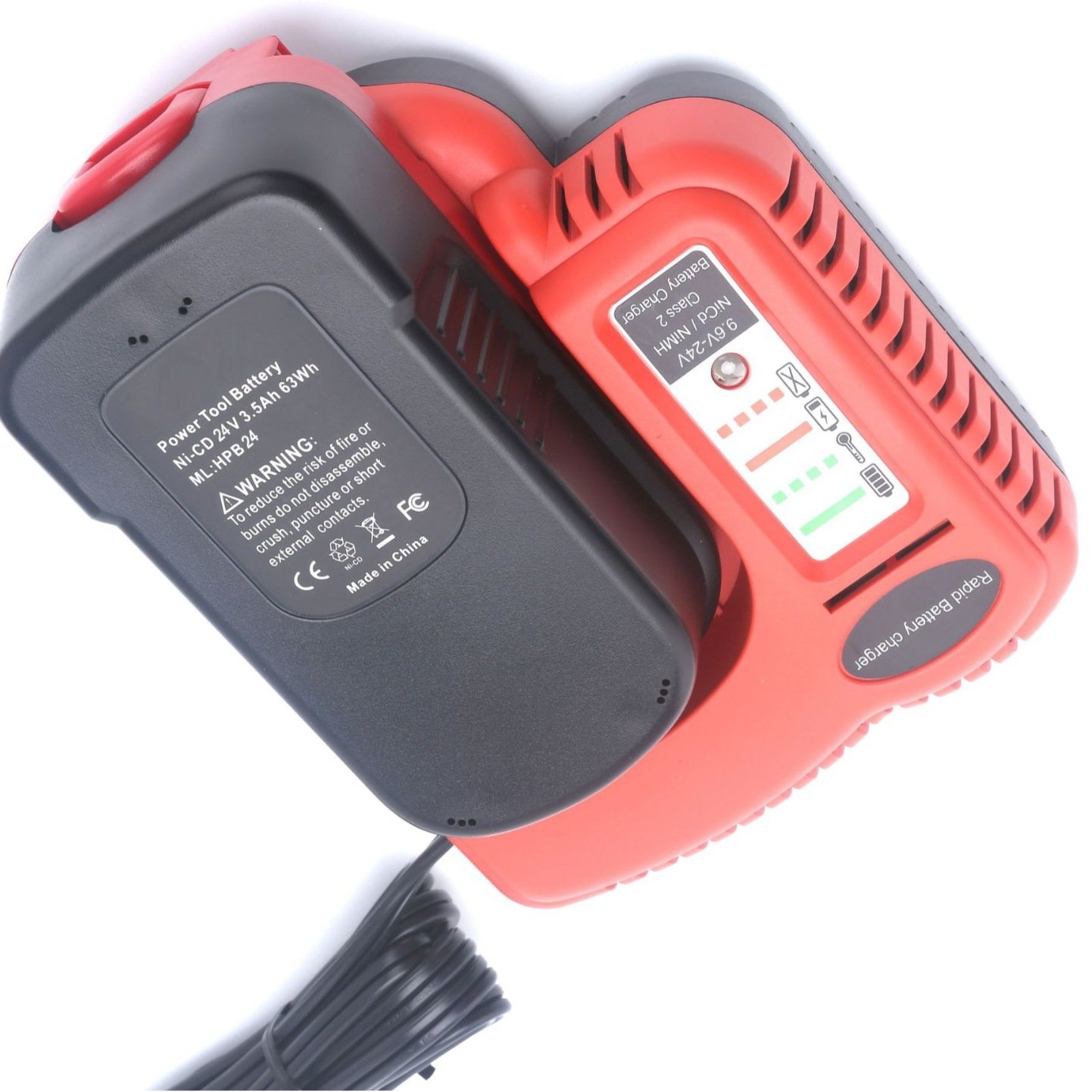 9.6V to 24V BDFC240 For Black&Decker Fast Electric Battery Charger For NiCD NiMH Power Tools battery
