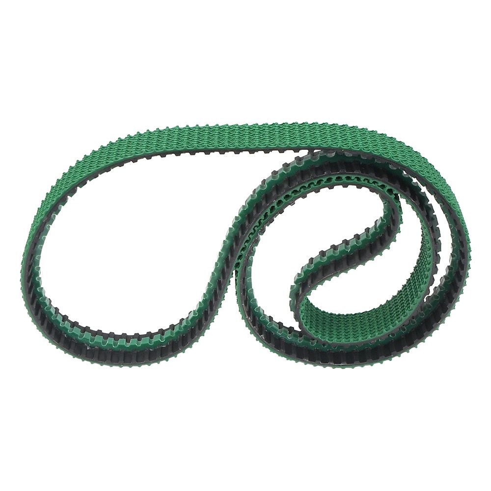 Rough surface friction rough top coated rubber timing belt with V-guide non-slip conveyor belt for conveyor packaging machinery