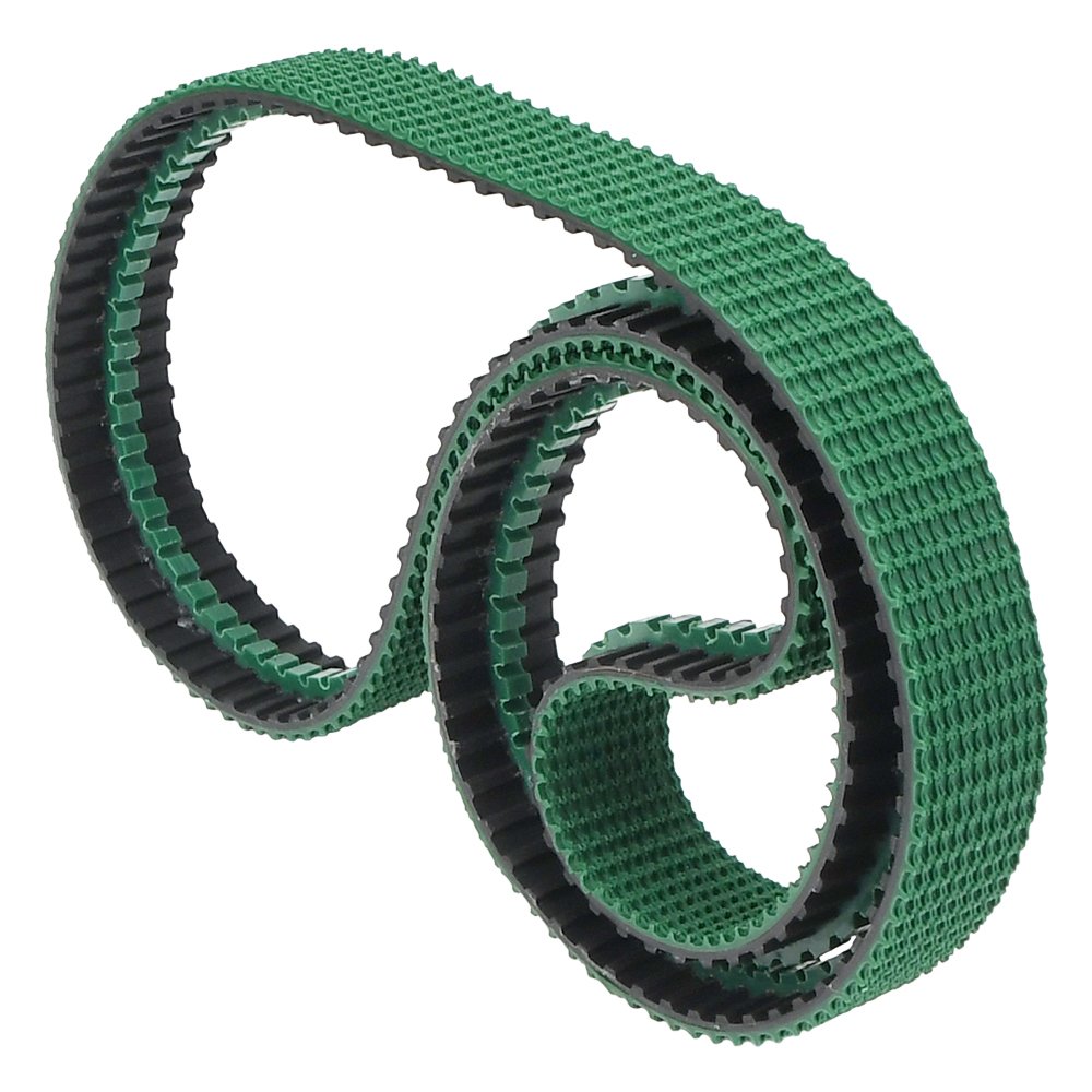 Rough surface friction rough top coated rubber timing belt with V-guide non-slip conveyor belt for conveyor packaging machinery