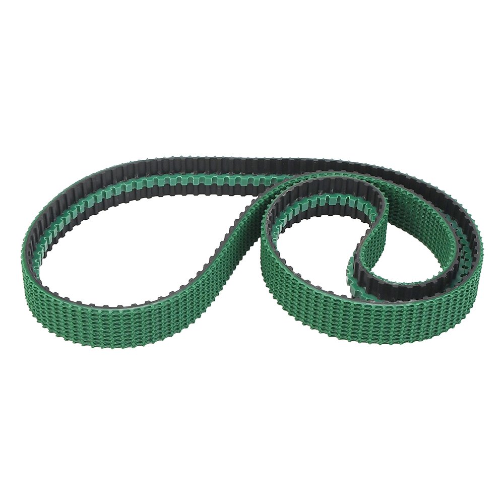 Rough surface friction rough top coated rubber timing belt with V-guide non-slip conveyor belt for conveyor packaging machinery