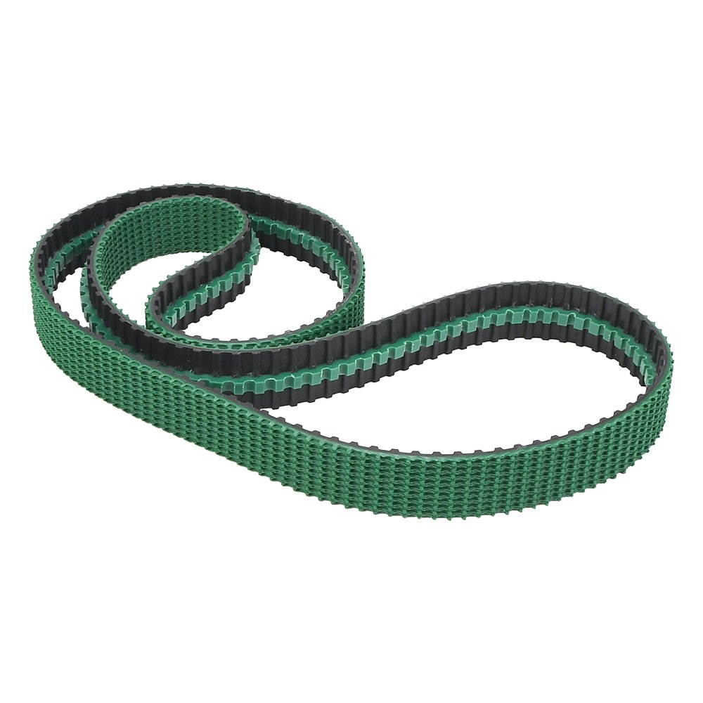 Rough surface friction rough top coated rubber timing belt with V-guide non-slip conveyor belt for conveyor packaging machinery