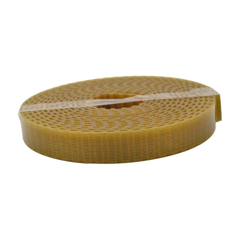 Bando Polyurethane Megadyne T5 330 10mm Timing Belt Custom Yellow T10 25mm Width Open Ended Tooth PU Polyurethane Timing Belt