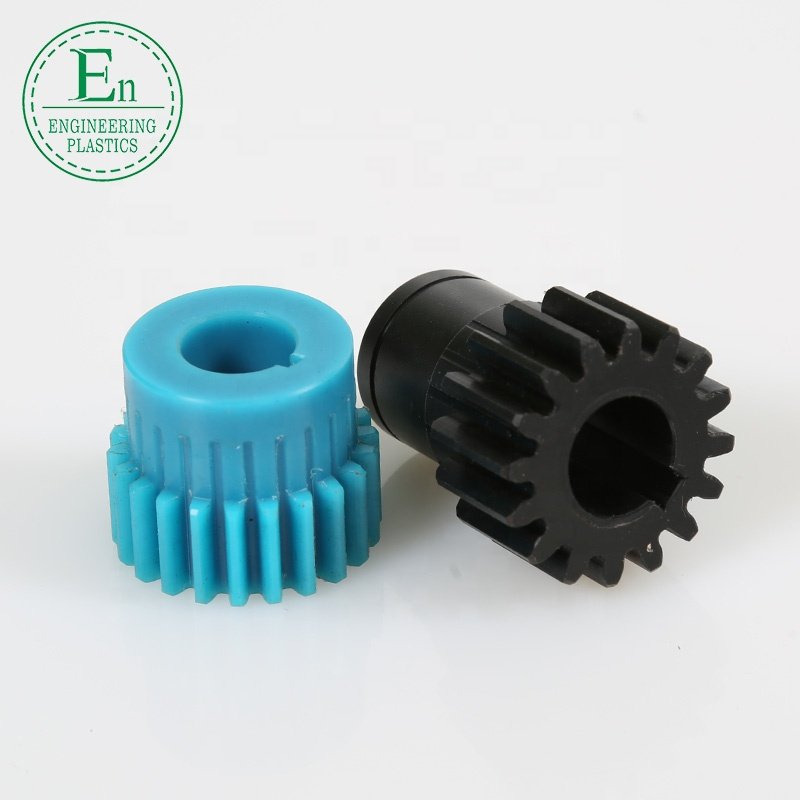 Wear resistant CNC custom injection molded nylon PA6 helical gear transmission accessories nylon spiral bevel gear