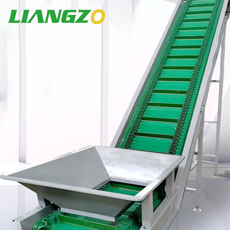 LIANGZO Customized Material Handling Equipment Sidewall Rubber Belt Conveyor Grain Powder Feeder
