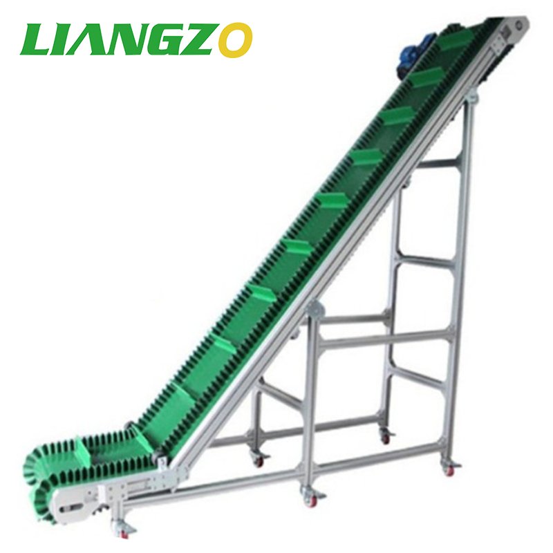 LIANGZO Customized Material Handling Equipment Sidewall Rubber Belt Conveyor Grain Powder Feeder