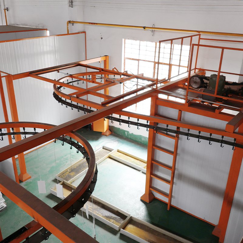 KETU Automatic Painting System Powder Painting Equipment Conveyor Transporting