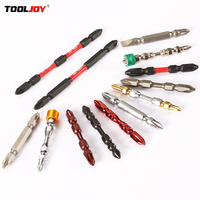 TOOLJOY 1/4'' Double End Magnetic Screwdriver Bit PH2 Double End S2 Screwdriver Drill Bit With High Quality