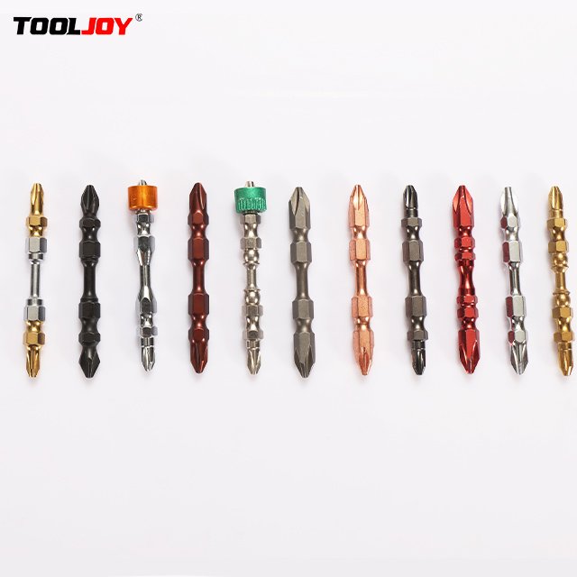 TOOLJOY 1/4'' Double End Magnetic Screwdriver Bit PH2 Double End S2 Screwdriver Drill Bit With High Quality