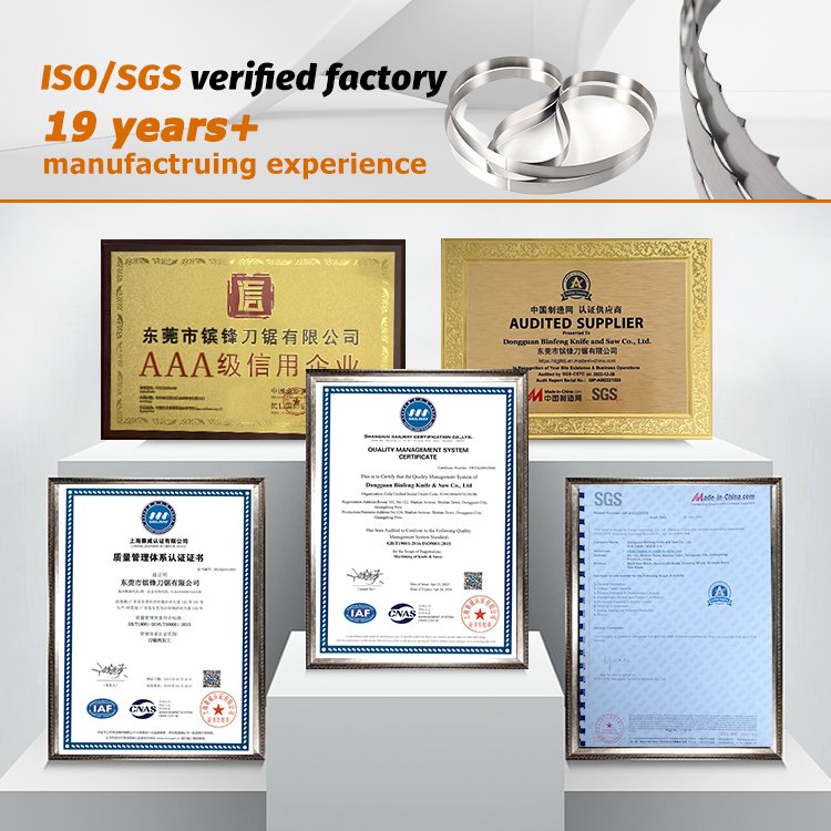 Food process meat cutting bandsaw blades 1830 made in italy for manual commercial cutting pig's foot bone