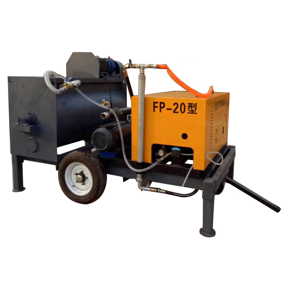 2024 Foam Cement Making Machine with Delivery Pump in One Body