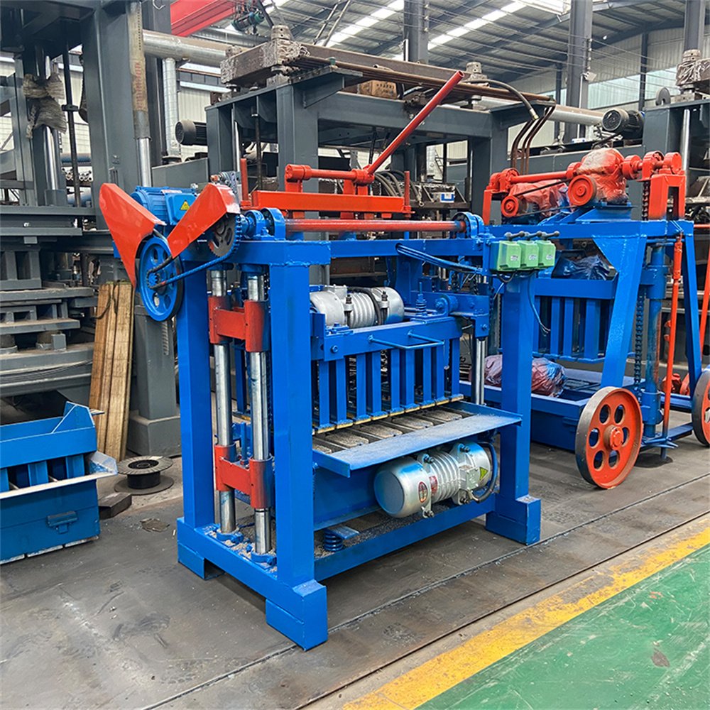 Semi Automatic High Capacity Concrete Cement Fly Ash Color Paver Hollow Block Brick Making Machine With Best Price