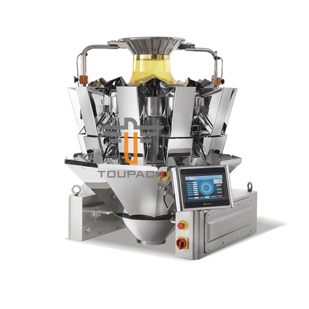 Automatic High Speed 10 Head Weigher Premade Pouch Doypack Puffed Food Vacuum Rotary Bag Packing Machine