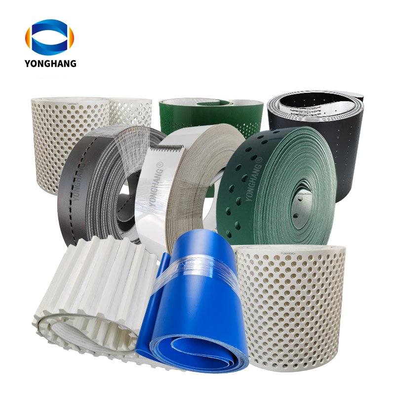 China manufacture customized food grade wear and oil resistant pu pvc conveyor belts