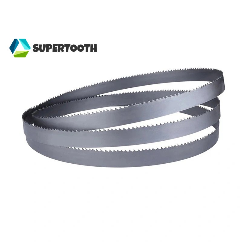 Bimetal Bandsaw Metallurgy Industries Precision Cutting Tool Different Tooth Types Laser Welded Stainless Steel Cutting Bandsaw
