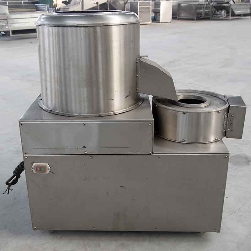 DY Semi-auto Peeling and Cutting Integrated Machine 100 Kg/h Potato Chips Processing Machine Potato Chips Cutting Machine