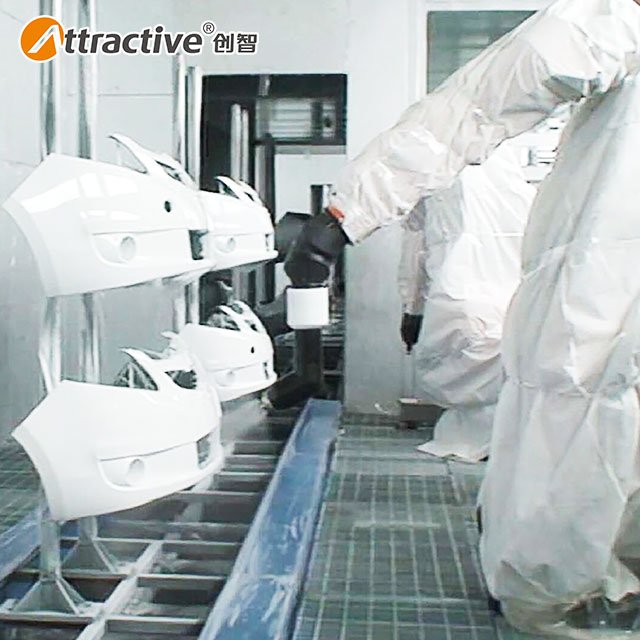 Attractivechina Auto Parts Automation Dust-Free Painting System Conveying System Automobile Bumper Coating Line