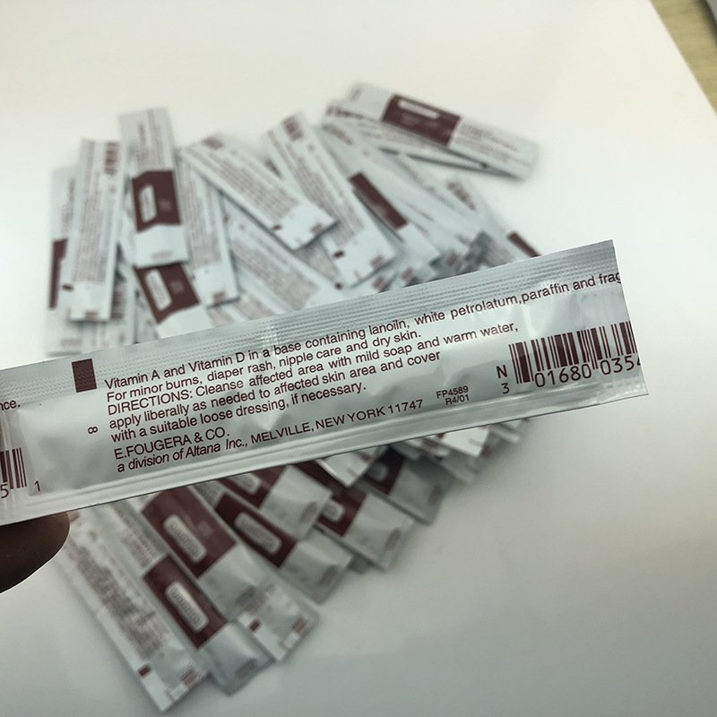 100 Pcs/bag Tattoo Aftercare Cream Vitamin Ointment A&D Anti Scar Tattoo Repair Gel for Tattoo Body Art Permanent Makeup