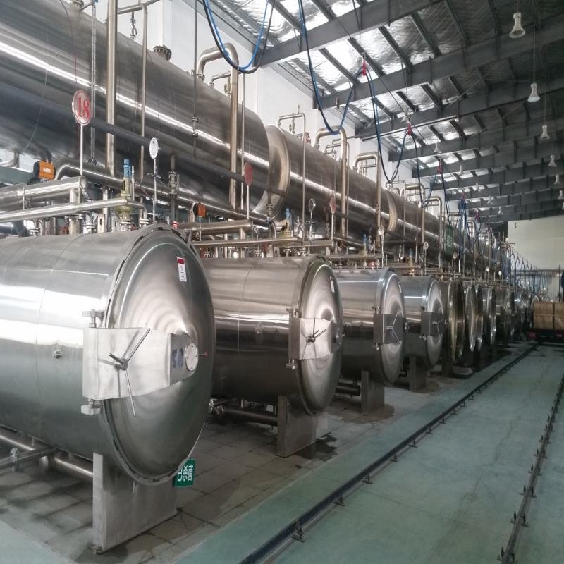 ZLPH Automatic Loading and Unloading Machines Food Sterilising Machine Food Sterilizer Retort