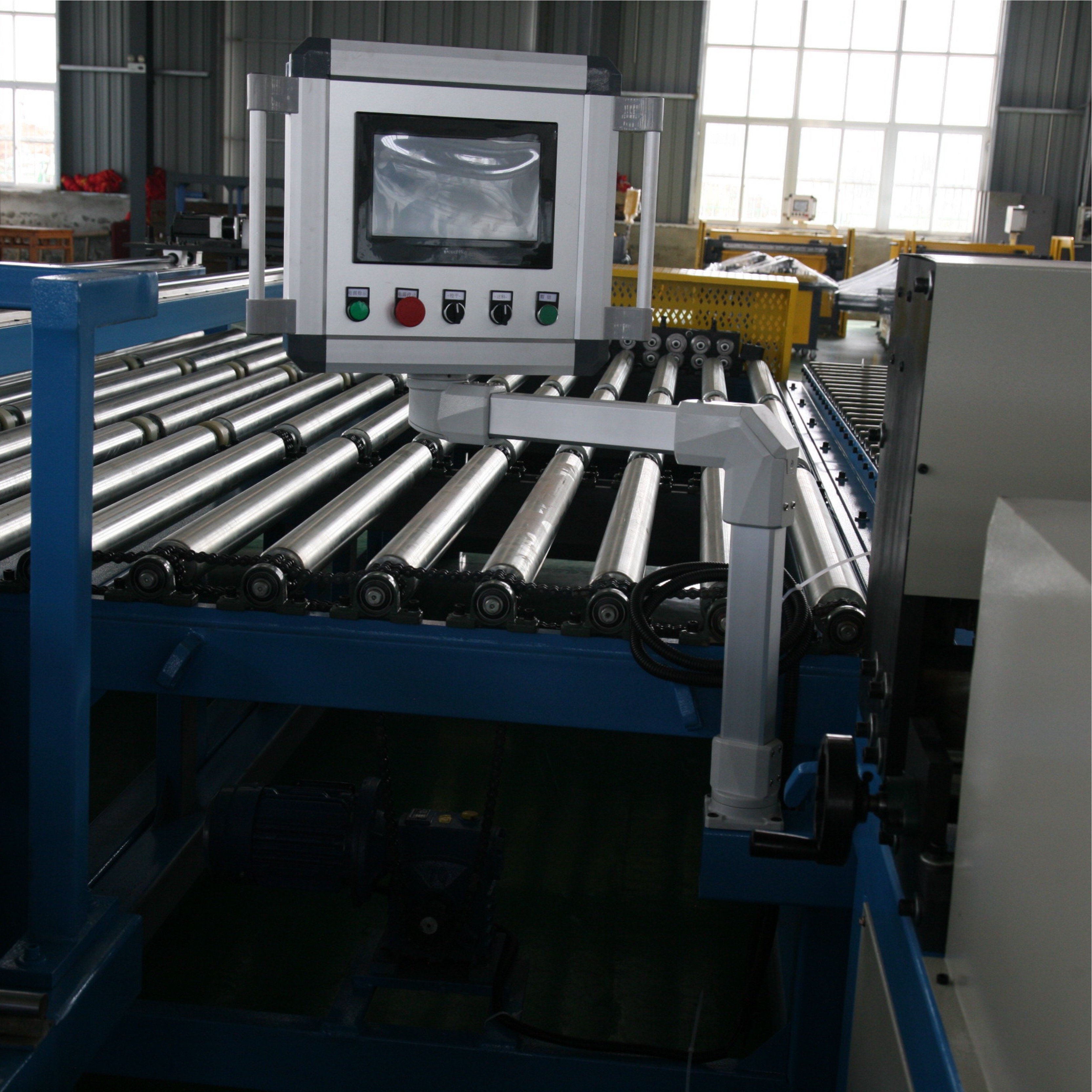 HVAC Air Duct Fabrication Production Line 6 Equipment Machine Auto Line 6