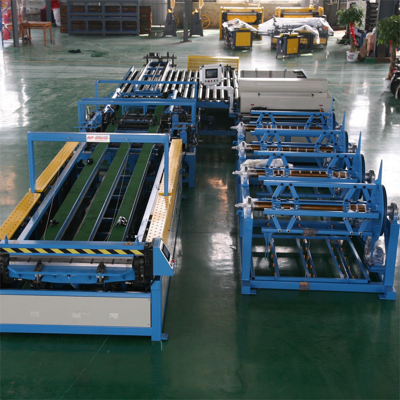 HVAC Air Duct Fabrication Production Line 6 Equipment Machine Auto Line 6