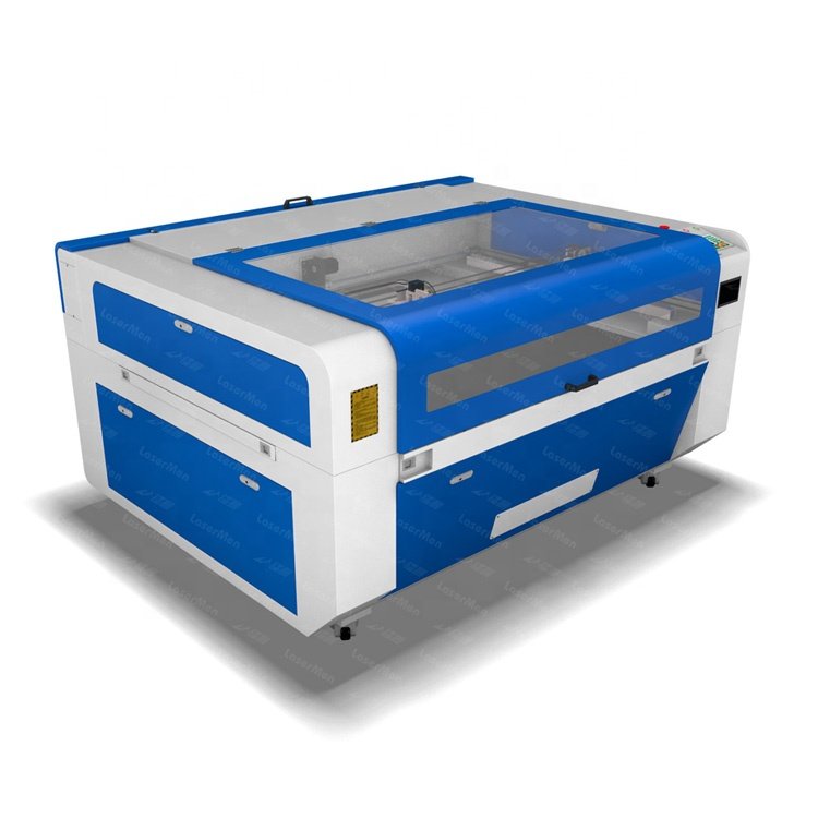 LM-1390 Hybrid type co2 laser cutter machine / steel and wood sheet cutting 300w