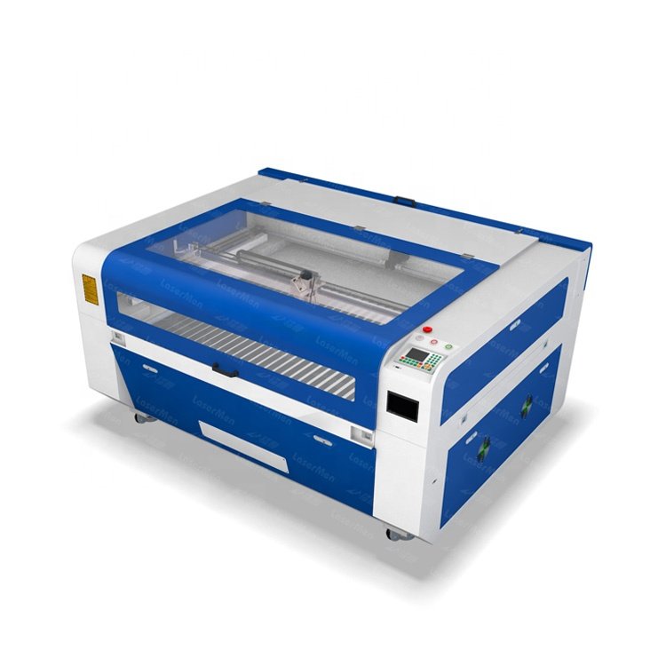 LM-1390 Hybrid type co2 laser cutter machine / steel and wood sheet cutting 300w