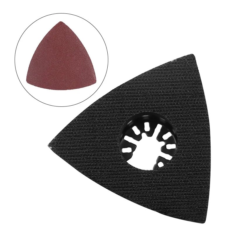 80mm MultiTool Triangular Sanding Pads Saw Blade For Sanding Wood Metal Plastic Surfaces Power Oscillating Tool Accessories