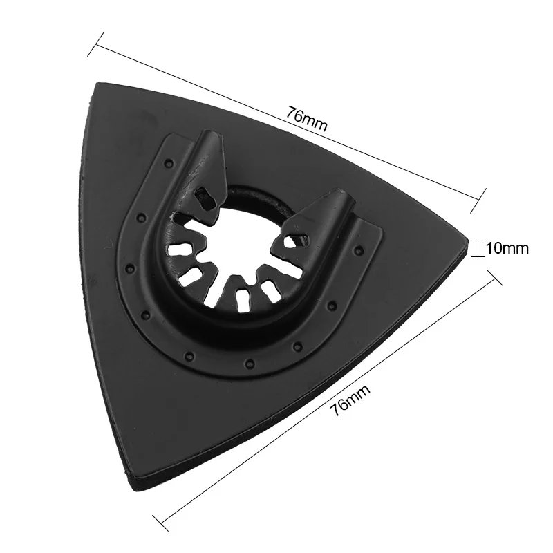 80mm MultiTool Triangular Sanding Pads Saw Blade For Sanding Wood Metal Plastic Surfaces Power Oscillating Tool Accessories