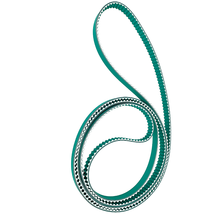 Thickened Double-sided Green Fabric Polyurethane Timing Belt 25-T10-3550+3PU PU Synchronous Belt