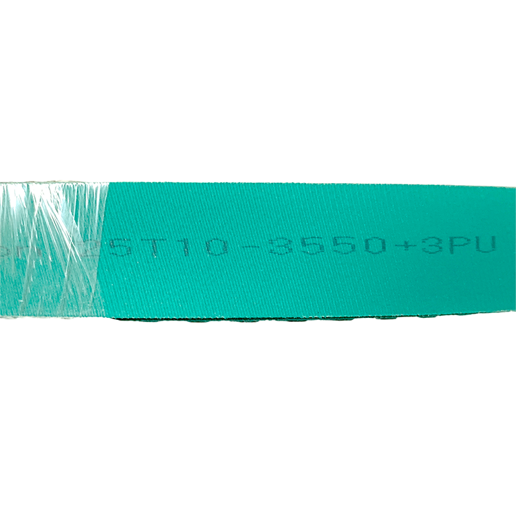 Thickened Double-sided Green Fabric Polyurethane Timing Belt 25-T10-3550+3PU PU Synchronous Belt