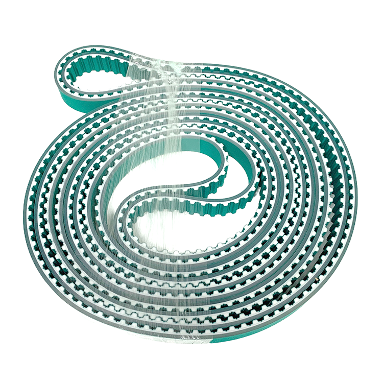 Thickened Double-sided Green Fabric Polyurethane Timing Belt 25-T10-3550+3PU PU Synchronous Belt