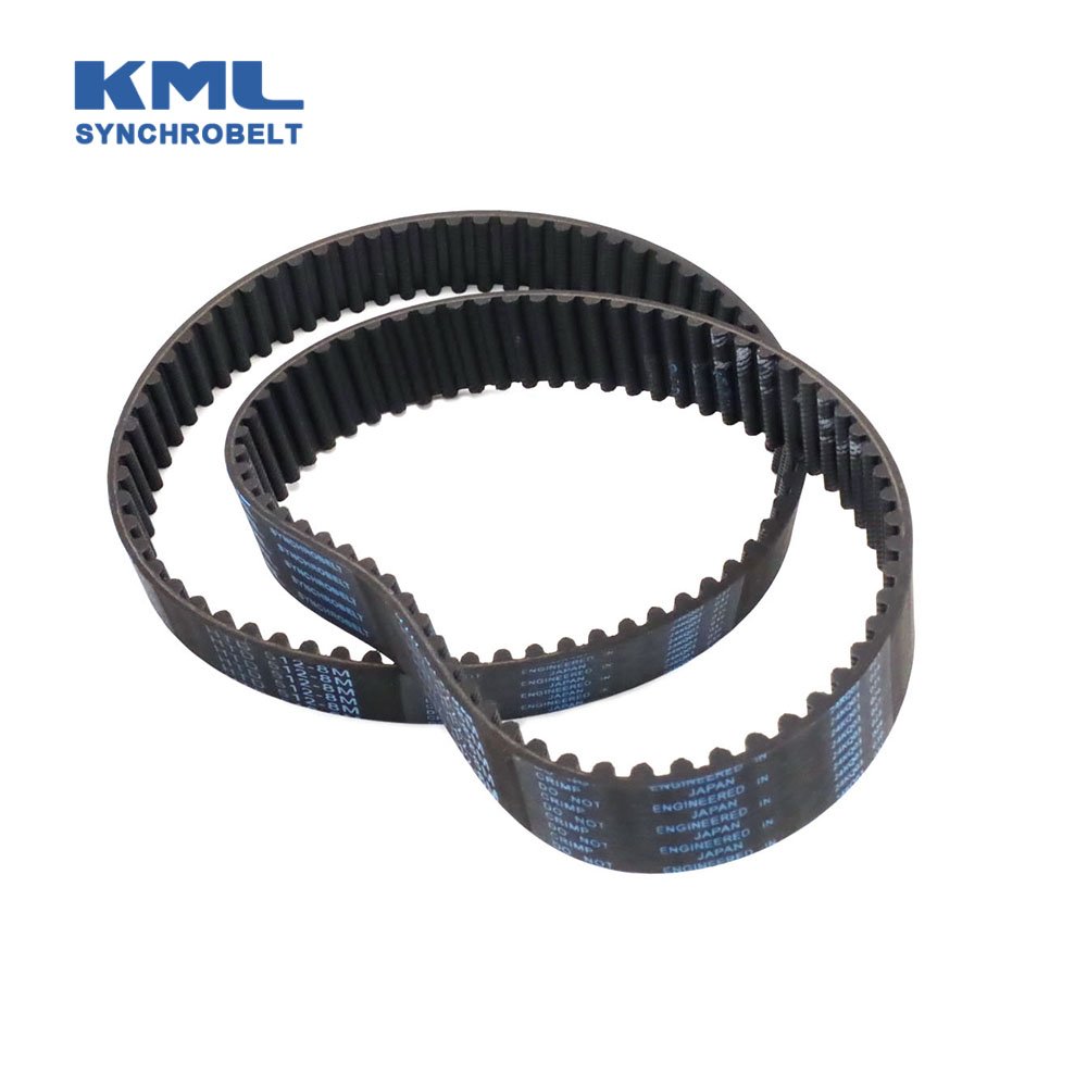 China HTD 3M 5M 8M black rubber circle-arc tooth Industrial Timing Belt Manufacturer