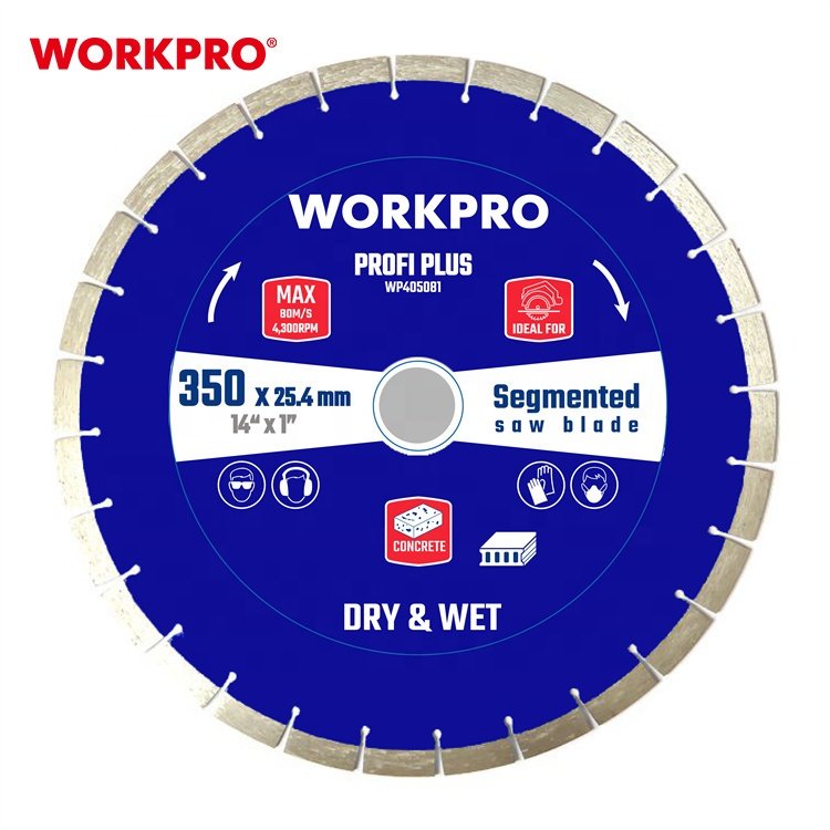 WORKPRO 12in Pro Diamond Saw Blades for Concrete