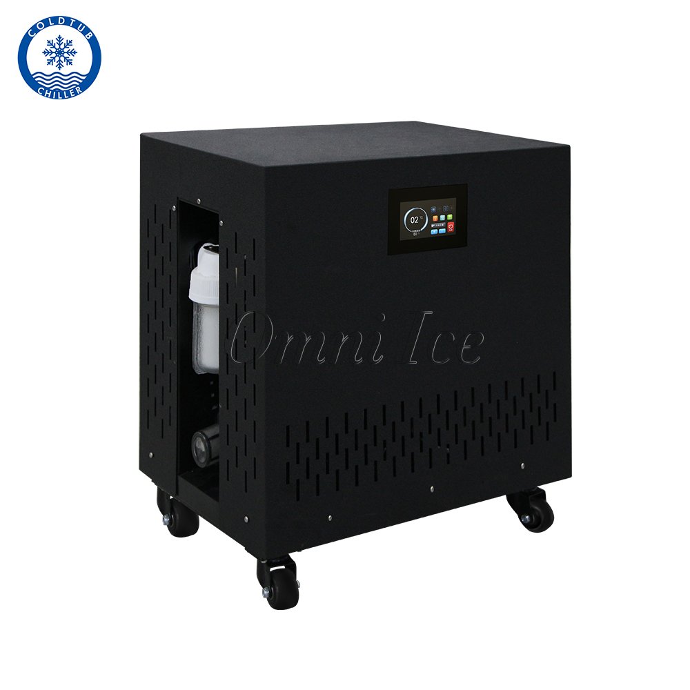 Omni Optimal 1.5HP Ice Bath Chiller with Ozone Pump 1HP Cold Plunge Tub Water Chiller for Bath Equipment Core Motor Component