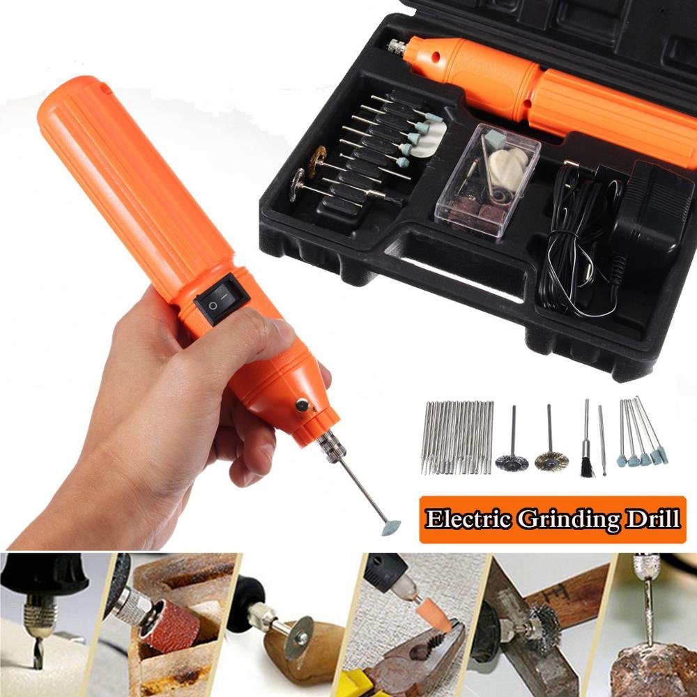 KMD01-C60B 3.6V Ni-Cd mini drill grinder 60pcs DIY tool set MBC package electric battery rotary portable craft multifunction
