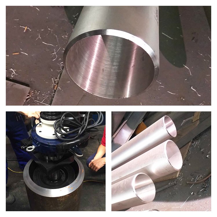 TAOLE ISE/ISP 352-1 150-330mm electric Portable carbon steel pipe rod end facing chamfering machine