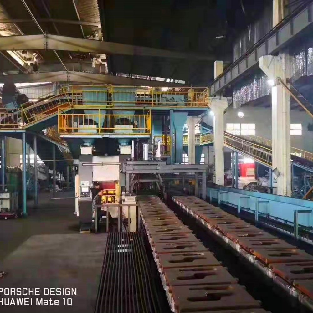 Flaskless Automatic Molding Line / Foundry Equipment Cast Iron Injection Sand Molding Machine