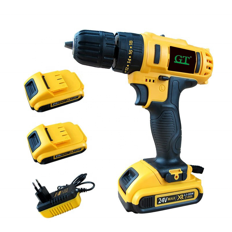XMGT Professional Electric Power Tools Angle Grinder portable electrical 24v charger cordless drill set other hand tools